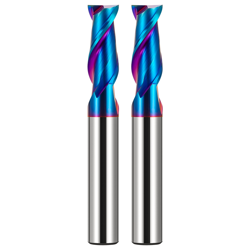2개의 플루트가 있는 HRC65 초경 스퀘어 엔드밀