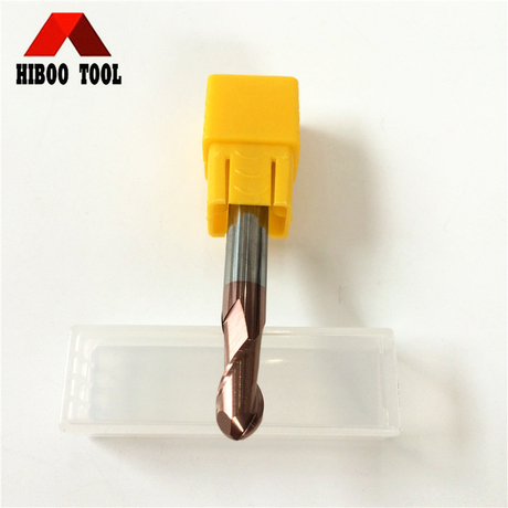  Kietojo karbido 58&ordm; 4F rutulinis nosies galinis frezavimas su tizino danga